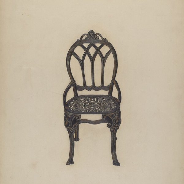Wrought Iron Garden Chair