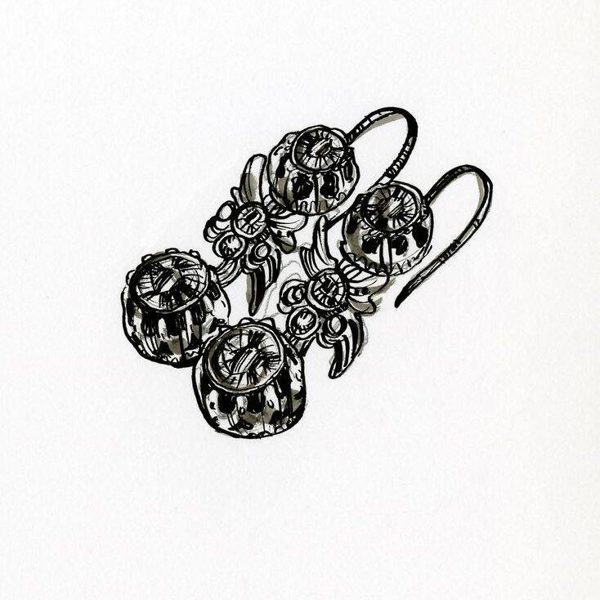 Silver Filigree Earrings