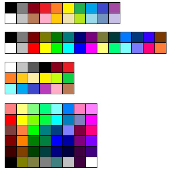 Color Swatch Cards