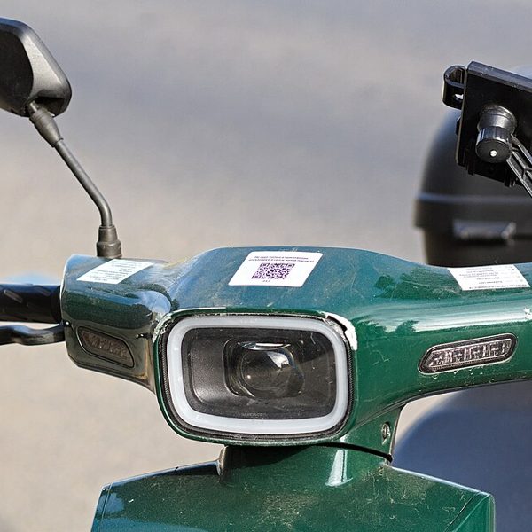 Retro Moped Scooter